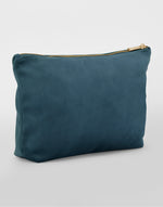 Productfoto blauwe velvet tas in maat L om de kleur en de stof goed te tonen – De Mokkes