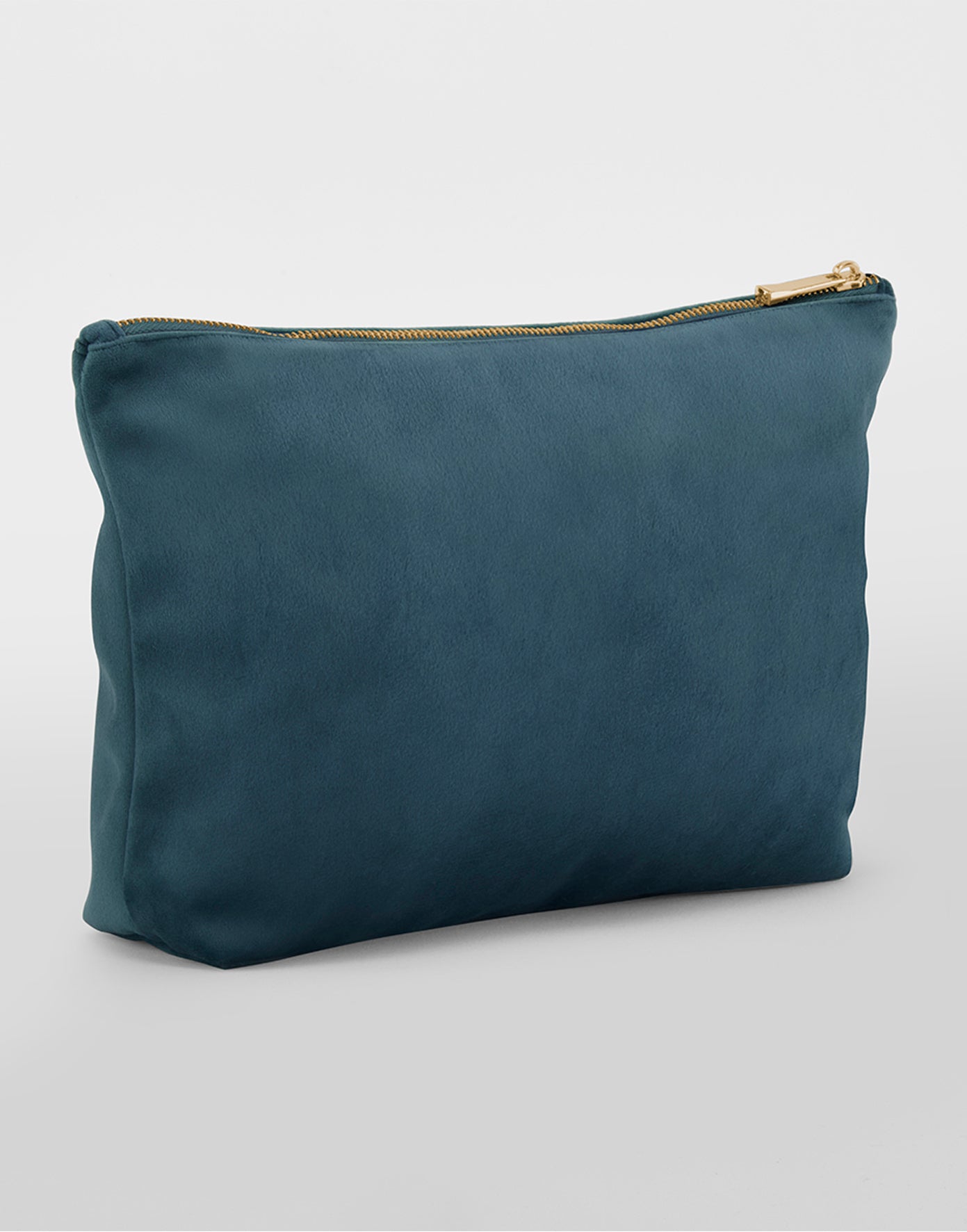Productfoto blauwe velvet tas in maat L om de kleur en de stof goed te tonen – De Mokkes