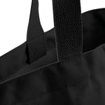 Productfoto van de zwarte shopper om de kleur en de stof goed te tonen – De Mokkes