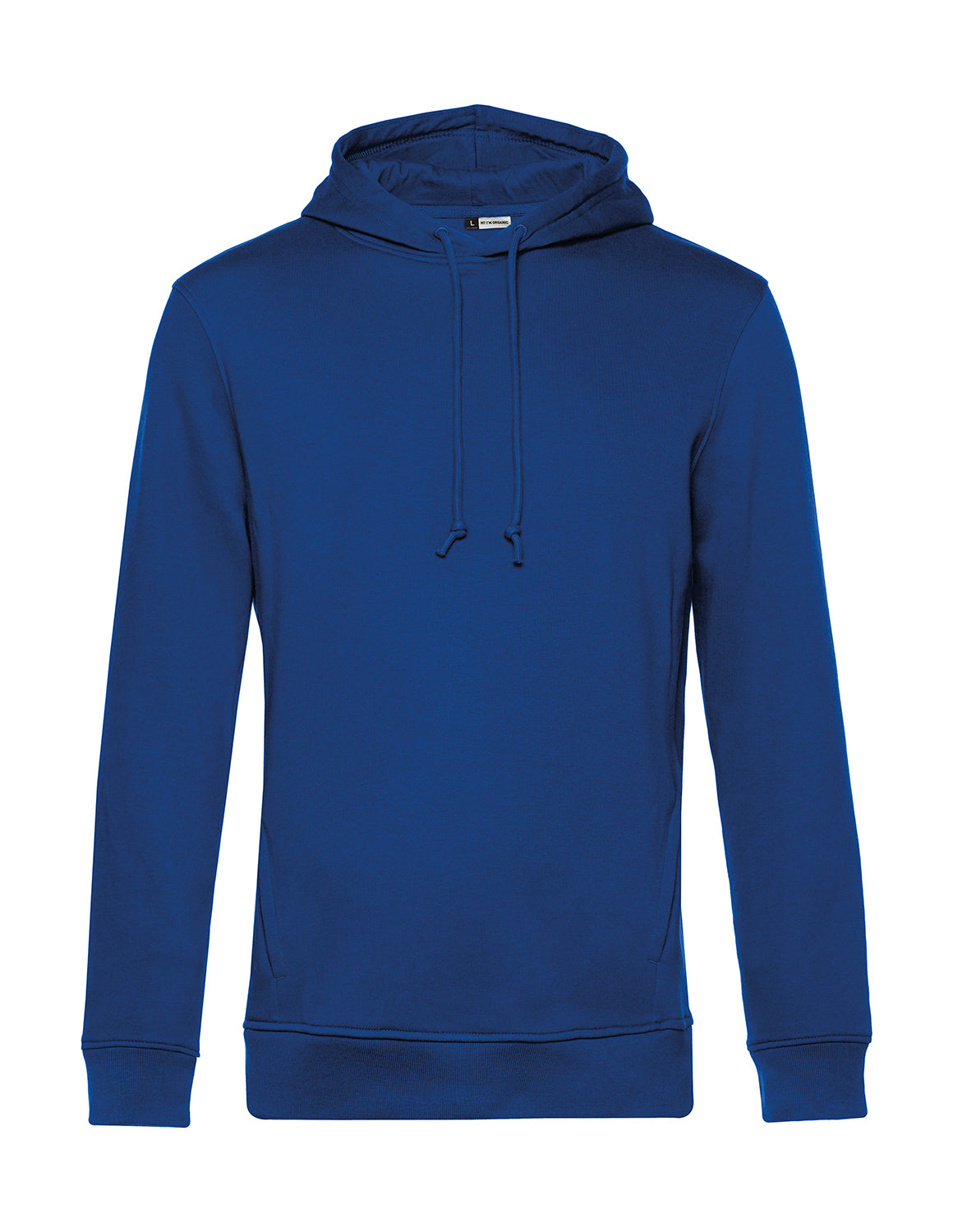 Comfortabele blauwe hoodie met een geborduurd, gepersonaliseerd ontwerp – De Mokkes