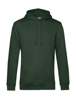 Comfortabele donker groene hoodie met een geborduurd, gepersonaliseerd ontwerp – De Mokkes