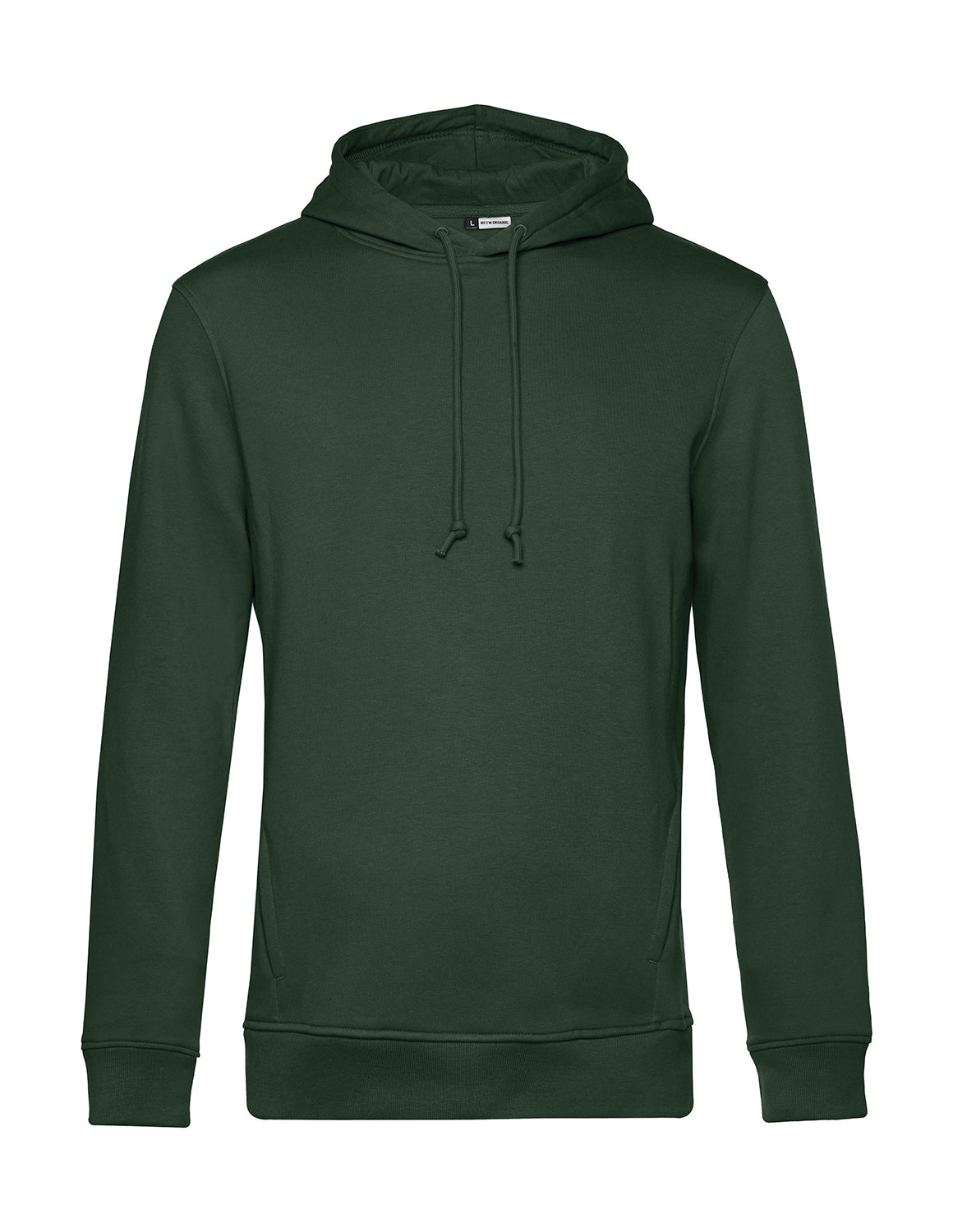 Comfortabele donker groene hoodie met een geborduurd, gepersonaliseerd ontwerp – De Mokkes