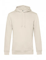 Comfortabele beige hoodie met een geborduurd, gepersonaliseerd ontwerp – De Mokkes