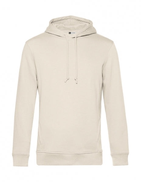 Comfortabele beige hoodie met een geborduurd, gepersonaliseerd ontwerp – De Mokkes