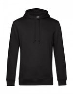 Comfortabele zwarte hoodie met een geborduurd, gepersonaliseerd ontwerp – De Mokkes