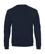 Comfortabele donker blauwe sweater met een geborduurd, gepersonaliseerd ontwerp – De Mokkes