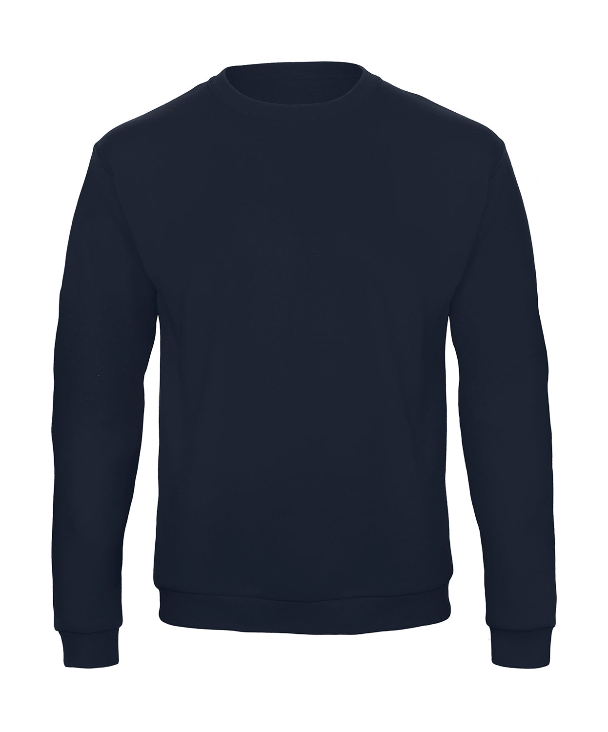 Comfortabele donker blauwe sweater met een geborduurd, gepersonaliseerd ontwerp – De Mokkes
