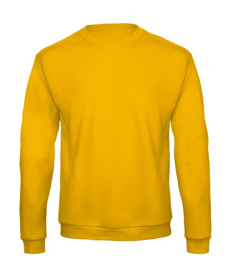 Comfortabele gele sweater met een geborduurd, gepersonaliseerd ontwerp – De Mokkes