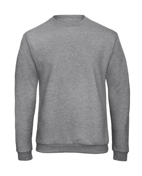 Comfortabele grijze sweater met een geborduurd, gepersonaliseerd ontwerp – De Mokkes