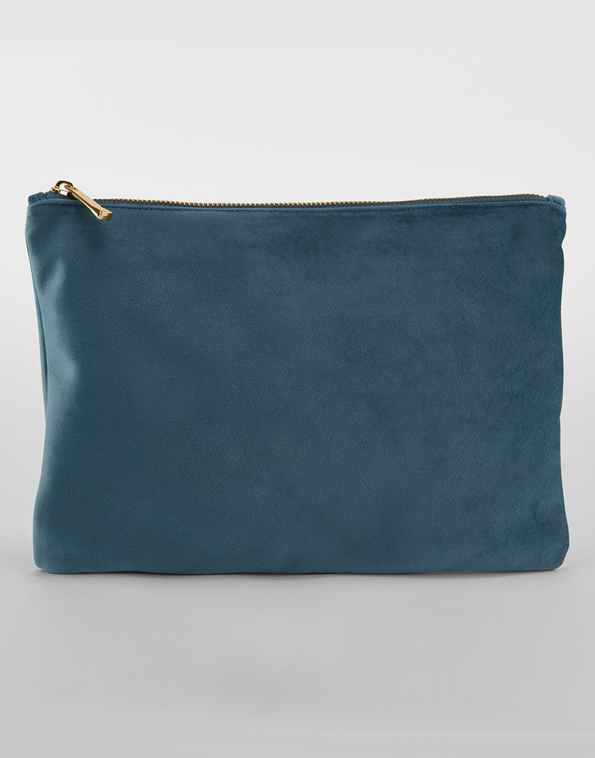 Productfoto van de blauwe velvet tas in maat L om de kleur en de stof goed te tonen – De Mokkes