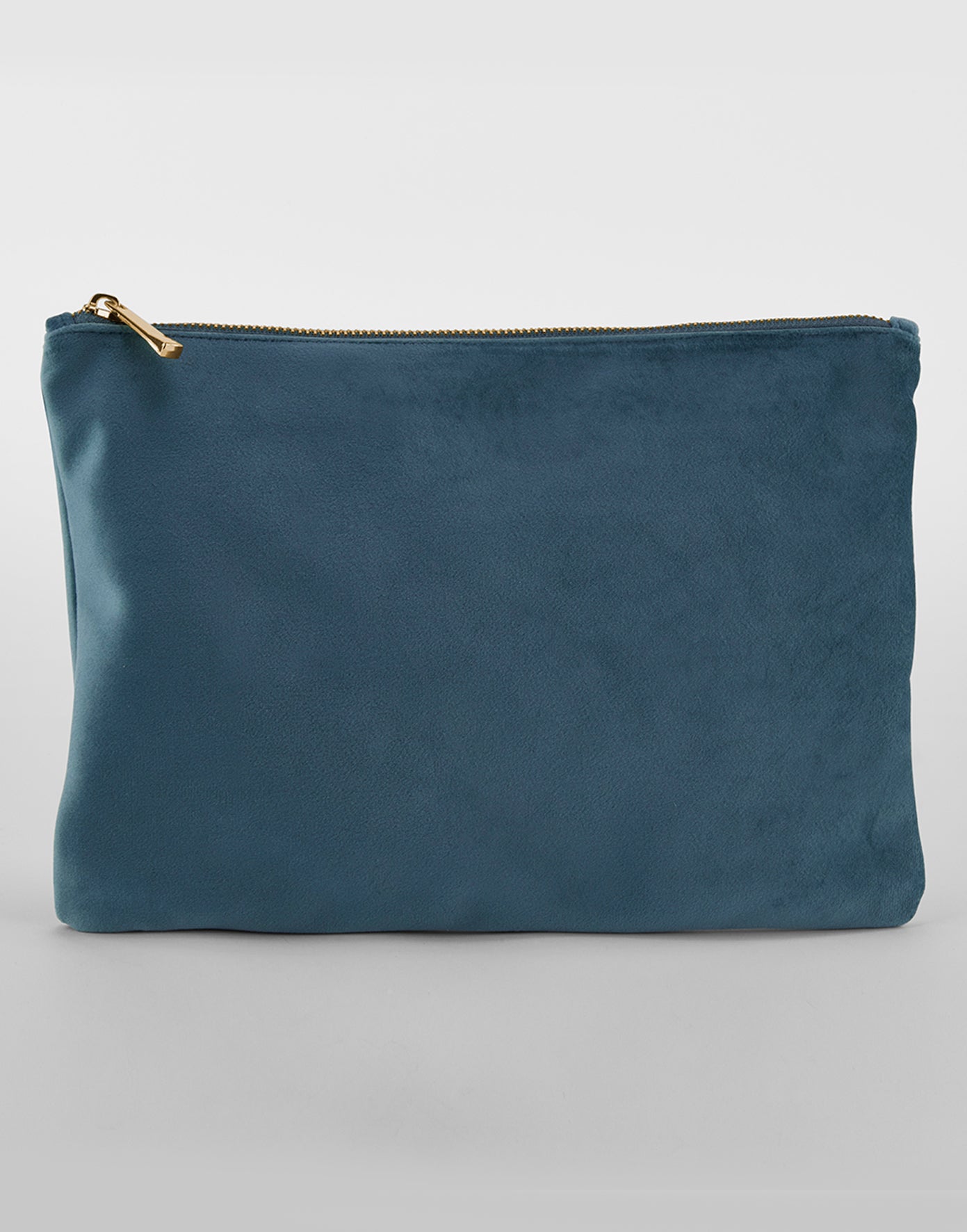 Productfoto van de blauwe velvet tas in maat L om de kleur en de stof goed te tonen – De Mokkes