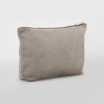 Productfoto grijze velvet tas in maat L om de kleur en de stof goed te tonen – De Mokkes